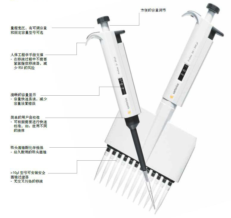 賽多利斯Proline手動移液器 (固定量程)