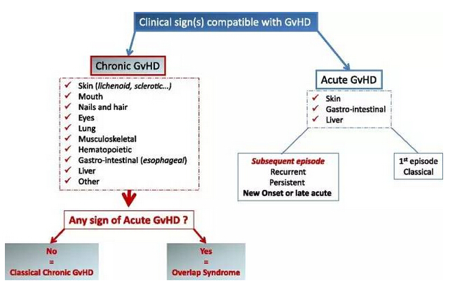 GVHD的臨床分類